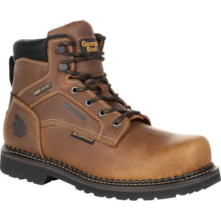 GEORGIA BOOT Giant Revamp Steel Toe Internal Met-Guard Waterproof Work Boot, 12M GB00322